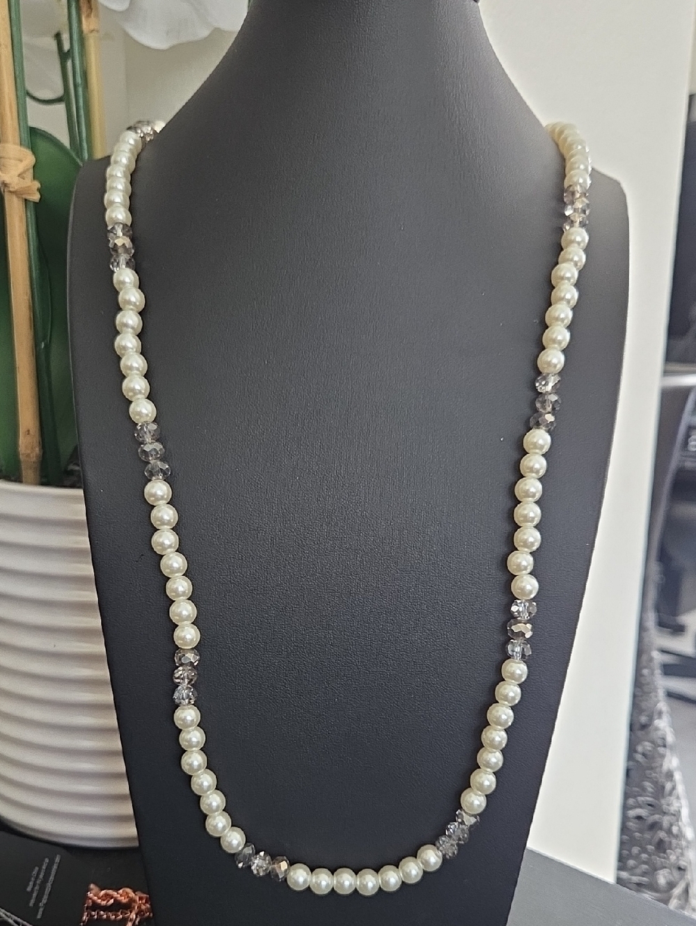 Paparazzi  Girls Have More Funds White  Necklace NWT